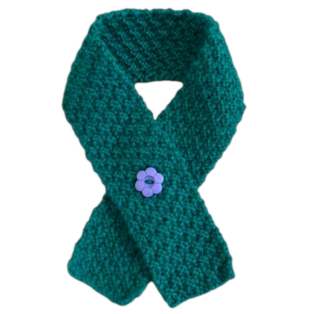 Small Dog Scarf Hand Knitted
